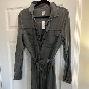 Gap Tencel Shirt Dress